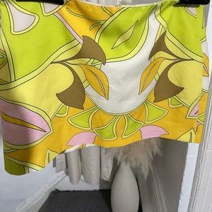 Mini floral skirt